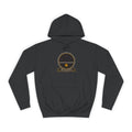 Musoni jet black hoodie product view, embroidery-style Kongo emblem printed on the chest, Dikenga Collection by Bana Bilaka